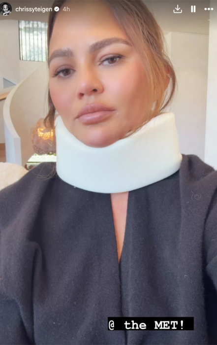 John Legend gives update on Chrissy Teigen’s broken neck