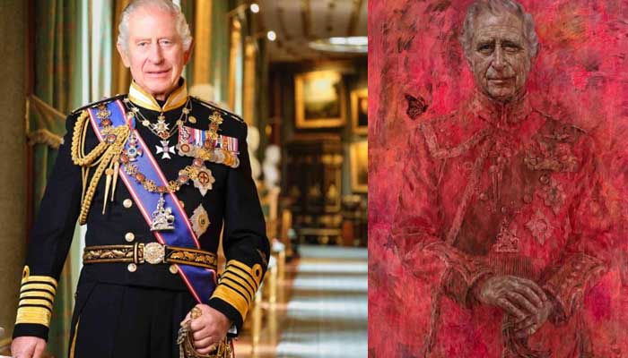 King Charles first official portrait as monarch unveiled at Buckingham Palace