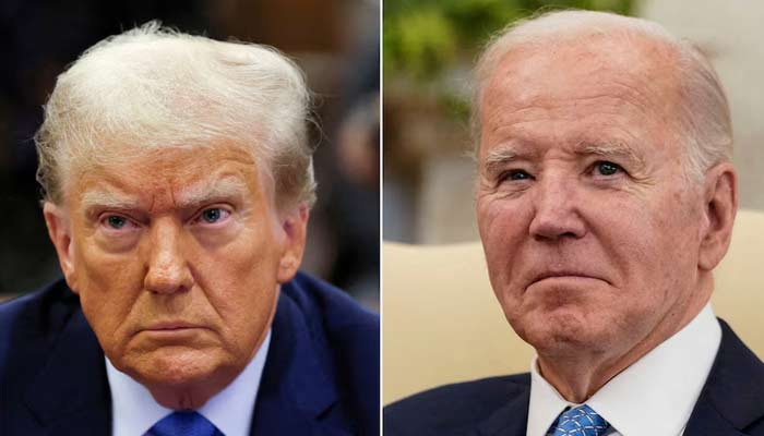 Joe Biden ready to face Donald Trump in US Elections 2024. — Reuters/File