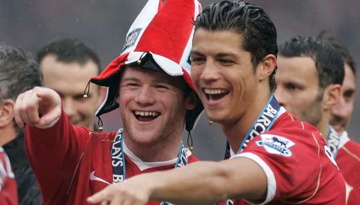 Cristiano Ronaldo, Wayne Rooney no longer friends. — Reuters/File