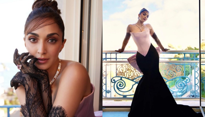 Kiara Advani dazzles in pink and black gown at Cannes gala dinner