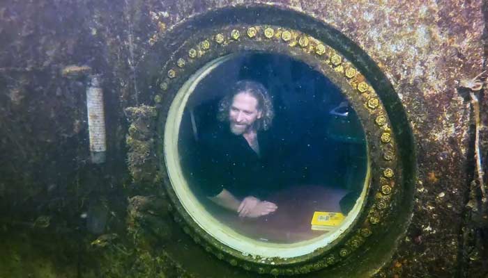 Dituri broke the record for the longest time living underwater at ambient pressure. — Mirror/File