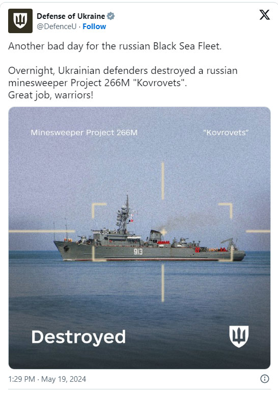 Rumors around attacks on Russian Black Sea fleet warships