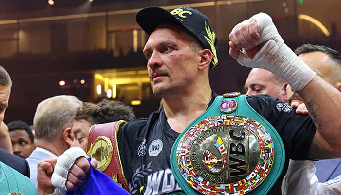 Oleksandr Usyk to face Tyson Fury in a rematch in October. — AFP/File