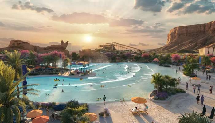 Aquarabia Water Park is in works side by side with Neom. — Qiddiya
