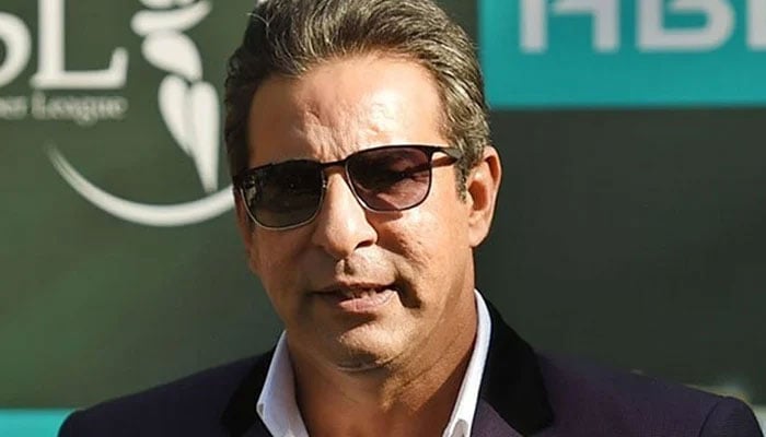 Former left-arm fast bowler Wasim Akram. — AFP File