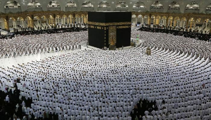 Muslims encircle the Kaaba, Islams most sacred site, during Ramazan in Makkah. — AFP/File