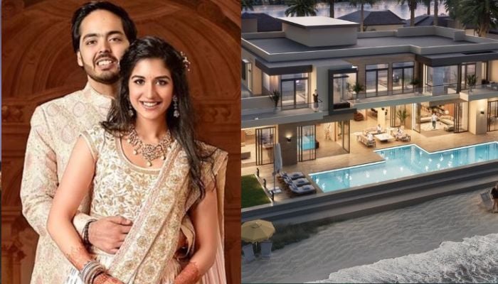 Anant Ambani, Radhika Merchant receive $77.3 million lavish Dubai villa from Mukesh Ambani. — Celebsupdates/File