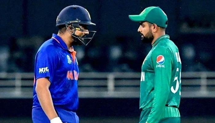Indian skipper Rohit Sharma and Pakistans captain Babar Azam. — AFP/File
