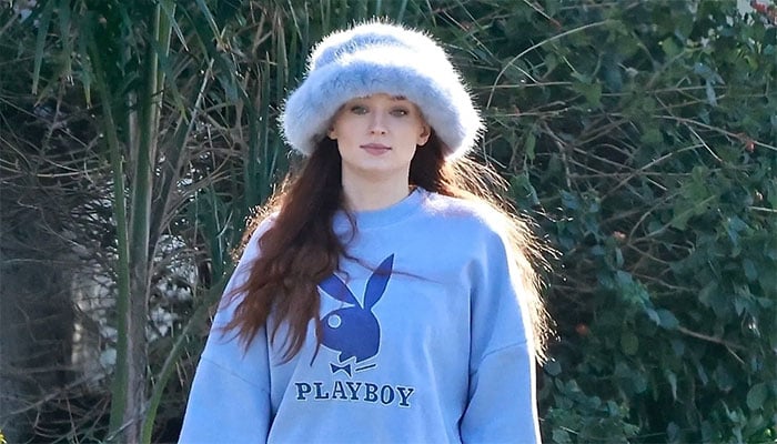Sophie Turner spotted in relaxed style with Peregrine Pearson.