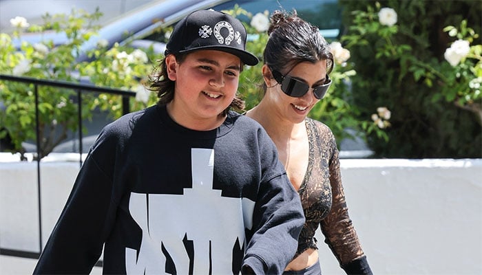 Kim and Khloé Kardashian share reactions to Mason Disicks Instagram debut.