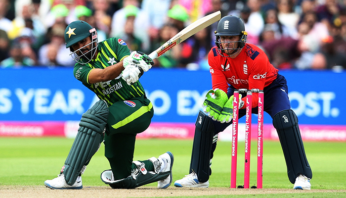 Second T20 International - England v Pakistan - Edgbaston Cricket Ground, Birmingham, Britain - May 25, 2024 Pakistans Babar Azam in action. — Reuters