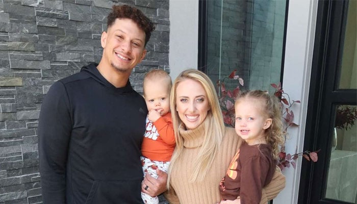 Brittany Mahomes daughter to follow in dads footsteps