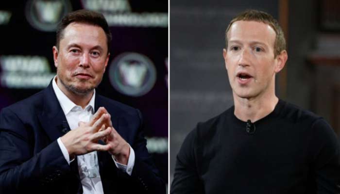Mark Zuckerberg, Elon Musk in fight once again. — Reuters/File