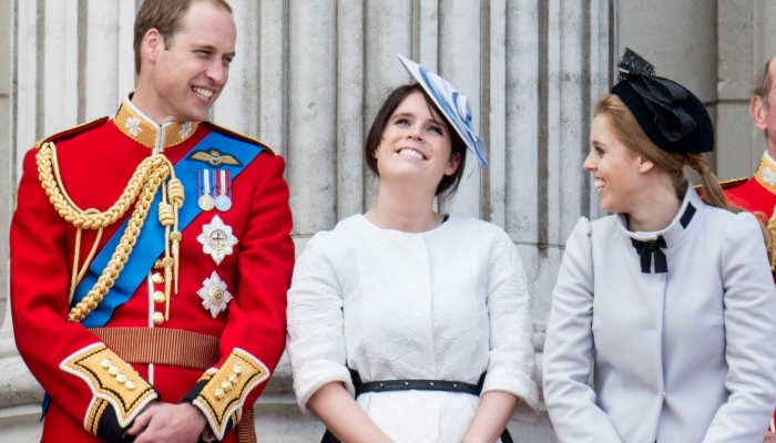 The prince hosted a garden party at Buckingham Palace with his cousins Beatrice and Eugenie