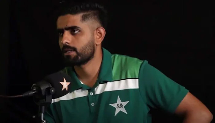 Pakistans skipper Babar Azam speaks during a podcast reviewing T20 World Cup 2024. — Screengrab via YouTube/@pakistancricket