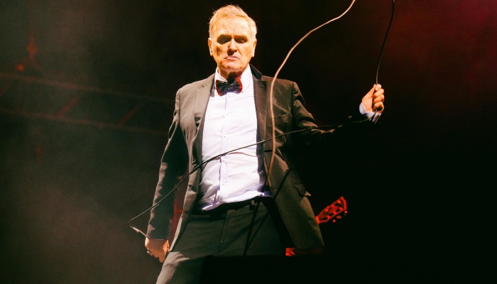 Morrissey returns to stage ‘despite recent health fiascos’