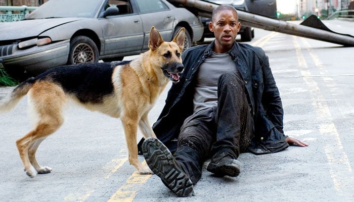 Will Smith praises the German Shepherd named Abbey