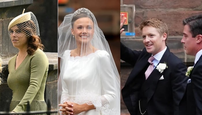 Hugh Grosvenor married Olivia Henson at Chester Cathedral today