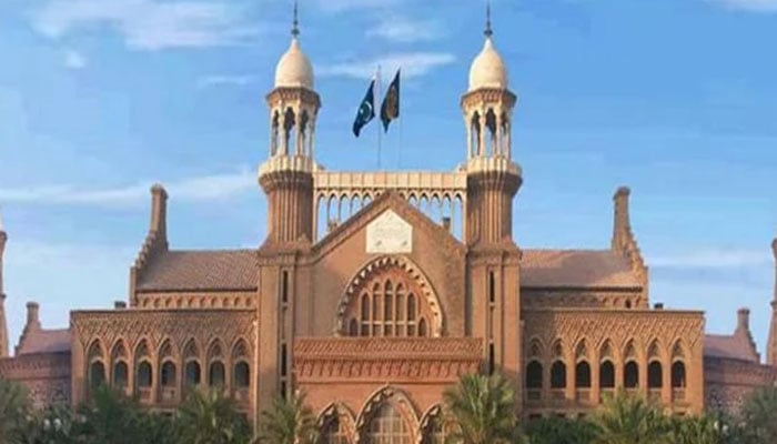 The front facade of the Lahore High Courts building. — LHC website