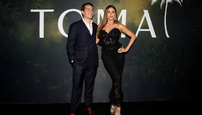 Sofia Vergara celebrates her culinary brand launch with her son Manolo