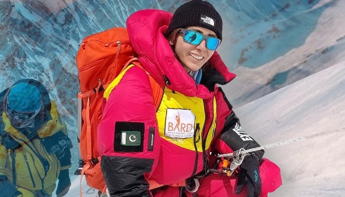 Pakistani mountaineer Naila Kiani in a picture that she uploaded on her Instagram account on May 5, 2024. —Instagram/ naila._.kiani