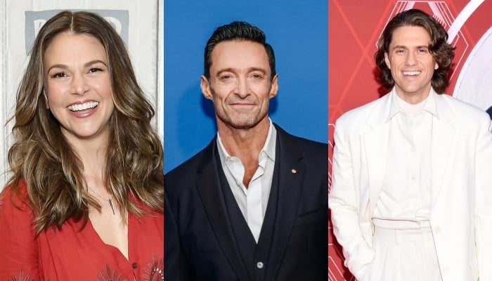 Hugh Jackman wins praise from co-stars Sutton Foster, Aaron Tveit