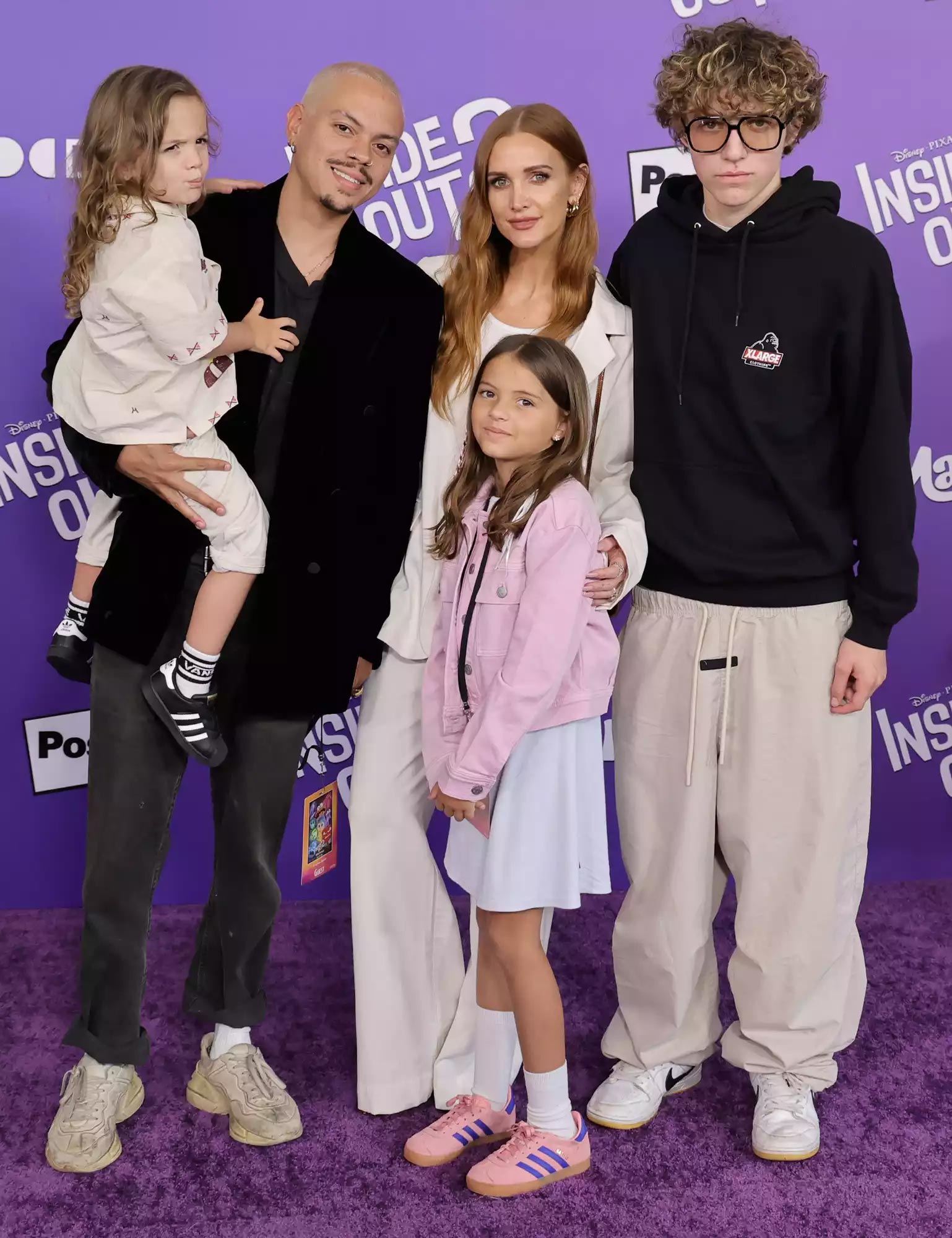 Ashlee Simpson, Evan Ross stylish family outing at Inside Out 2 premiere