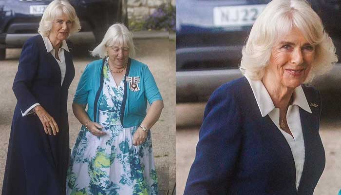 Queen Camilla makes first outing since King Charles portrait destroyed