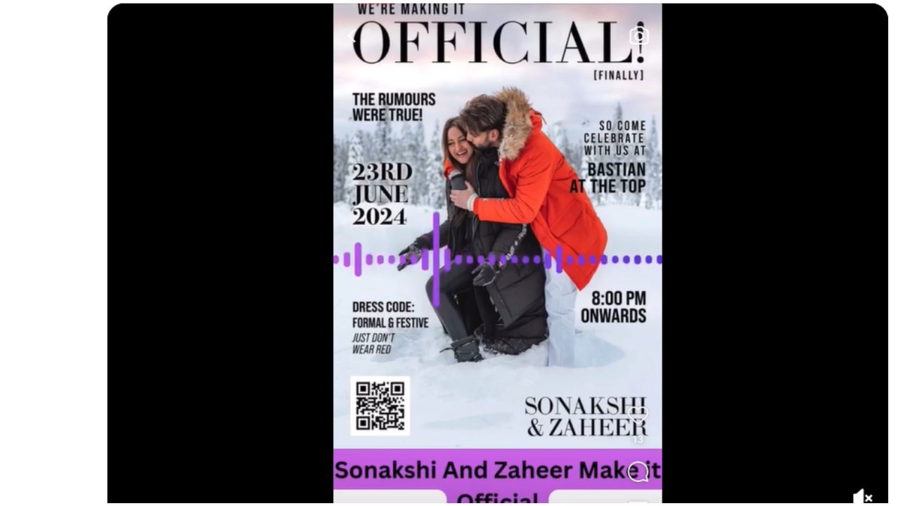 Sonakshi Sinha, Zaheer Iqbals wedding invitation surfaces online