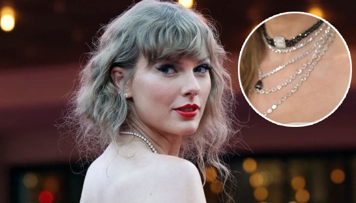 Taylor Swift first wore the choker for her ‘TTPD’ announcement during the 2024 Grammys