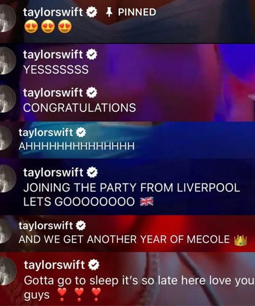 Taylor Swift overcomes distance to celebrate Travis Kelce’s ring ceremony