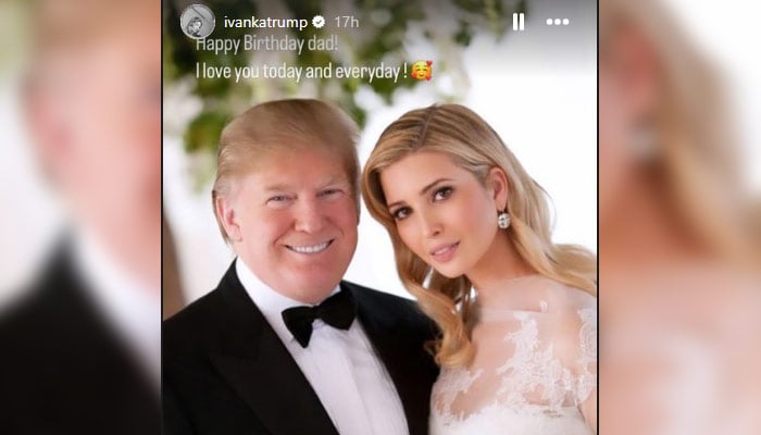 Ivanka is the eldest daughter of Donald Trump and his ex-wife Ivana Trump. — Instagram/@ivankatrump