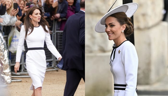 Princess Kate shines bright in elegant white at Trooping the Colour