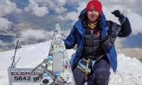 In A First, Pakistani Woman Athlete Snowboards Europe's Highest Peak