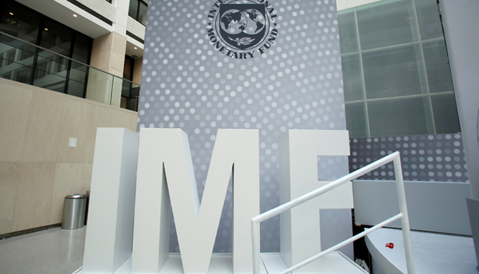 International Monetary Fund logo is seen inside the headquarters at the end of the IMF/World Bank annual meetings in Washington, US, October 9, 2016. — Reuters