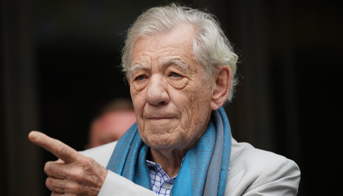 Sir Ian McKellen rushed to emergency after falling off theatre stage