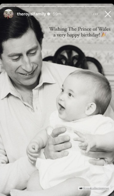 King Charles marks Prince William’s birthday with unseen photo