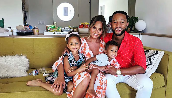 Chrissy Teigen shares photos from family trip alongside husband and kids