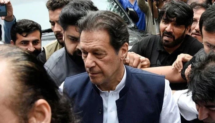 Pakistan Tehreek-e-Insaf (PTI) founder Imran Khan appears in court to extend pre-arrest bail in Islamabad on August 25, 2022. — Reuters