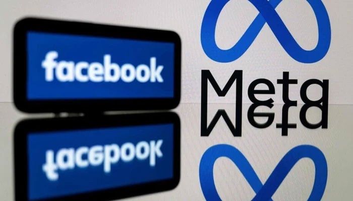Facebook and its parent company Meta logos can be seen in this undated image. — AFP/File