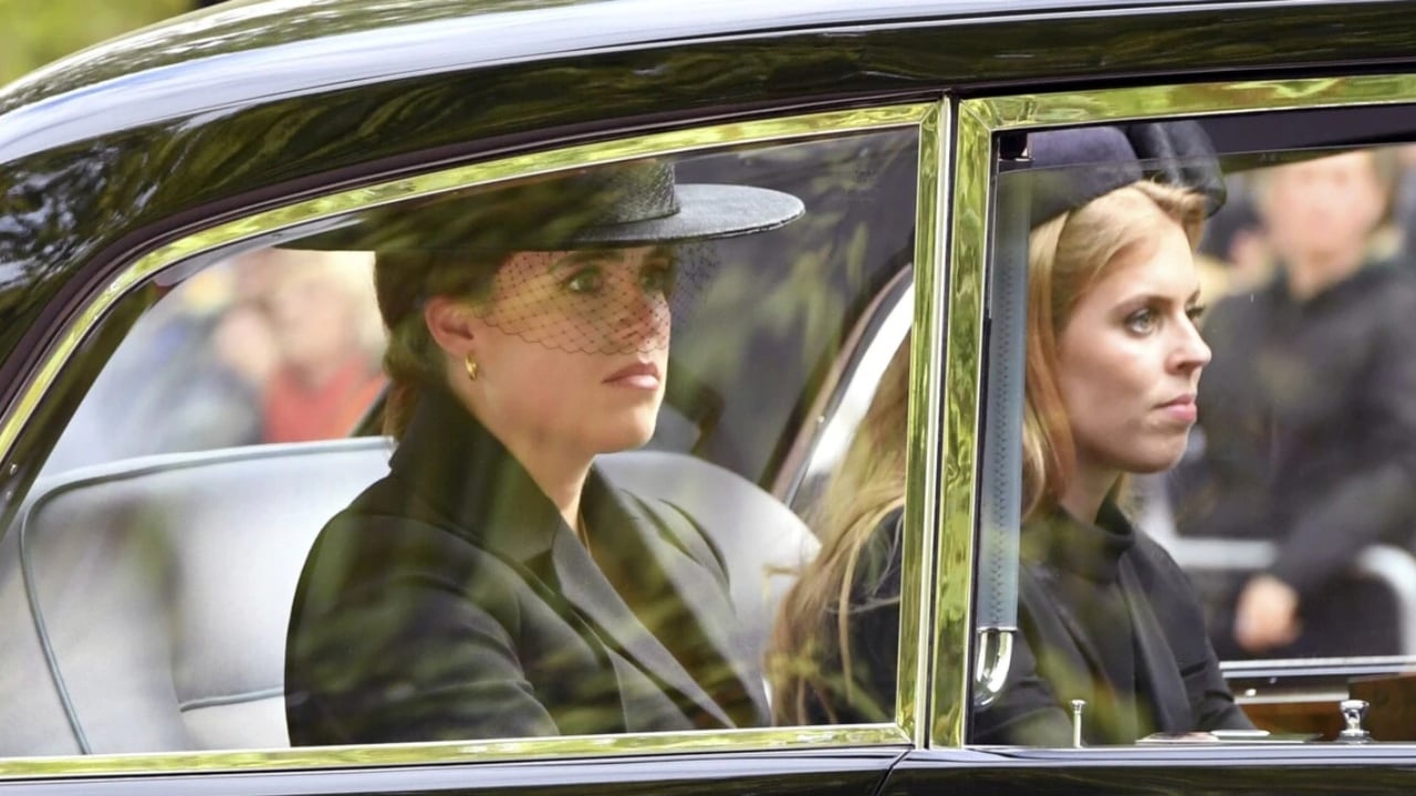 The sisters attended a Buckingham Palace garden party last month