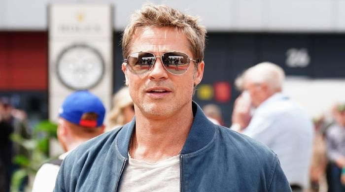 Brad Pitt appears young in his new look on untitled Formula One movie set