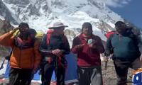 Mountaineers Flock To K2's Base Camp As Weather Improves