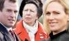 Princess Anne 'not too happy' despite presence of Peter Phillips, Zara Tindall 