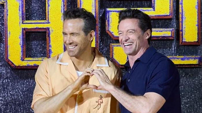 Ryan Reynolds and Hugh Jackman experience the Euro 2024 together