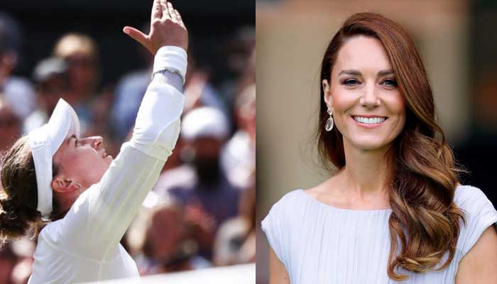 Kate Middleton celebrates as Barbora Krejcikova wins first Wimbledon title