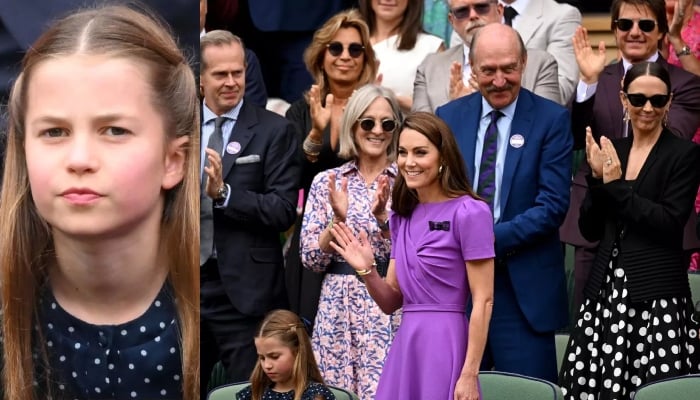 The Princess was warmly welcomed by attendees at the Wimbledon finals this afternoon