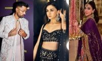 Indian stars don outfits of Pakistani designers at Anant Ambani's wedding
