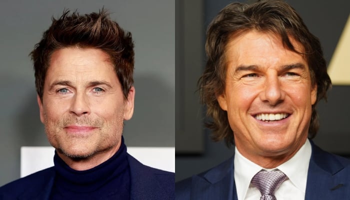 Rob Lowe Reveals Knockout Moment with Competitive Co-Star Tom Cruise 
